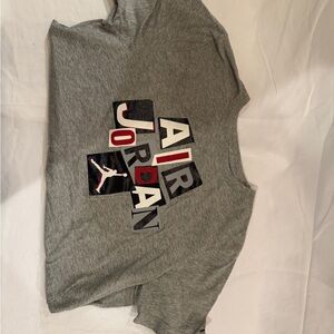 Jordan Kids Air Graphic Gray Tee